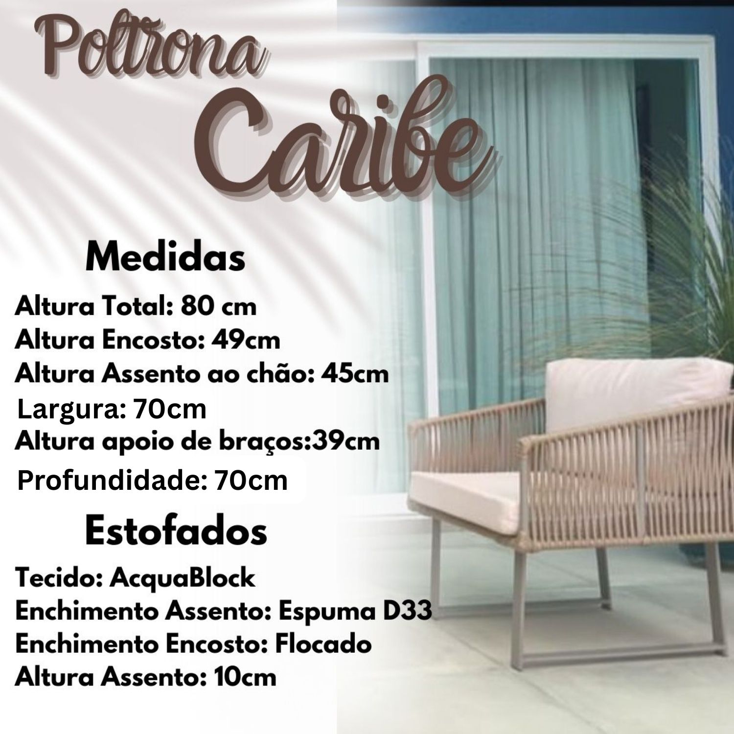 Sofá Caribe S/ Estofado — foto 6