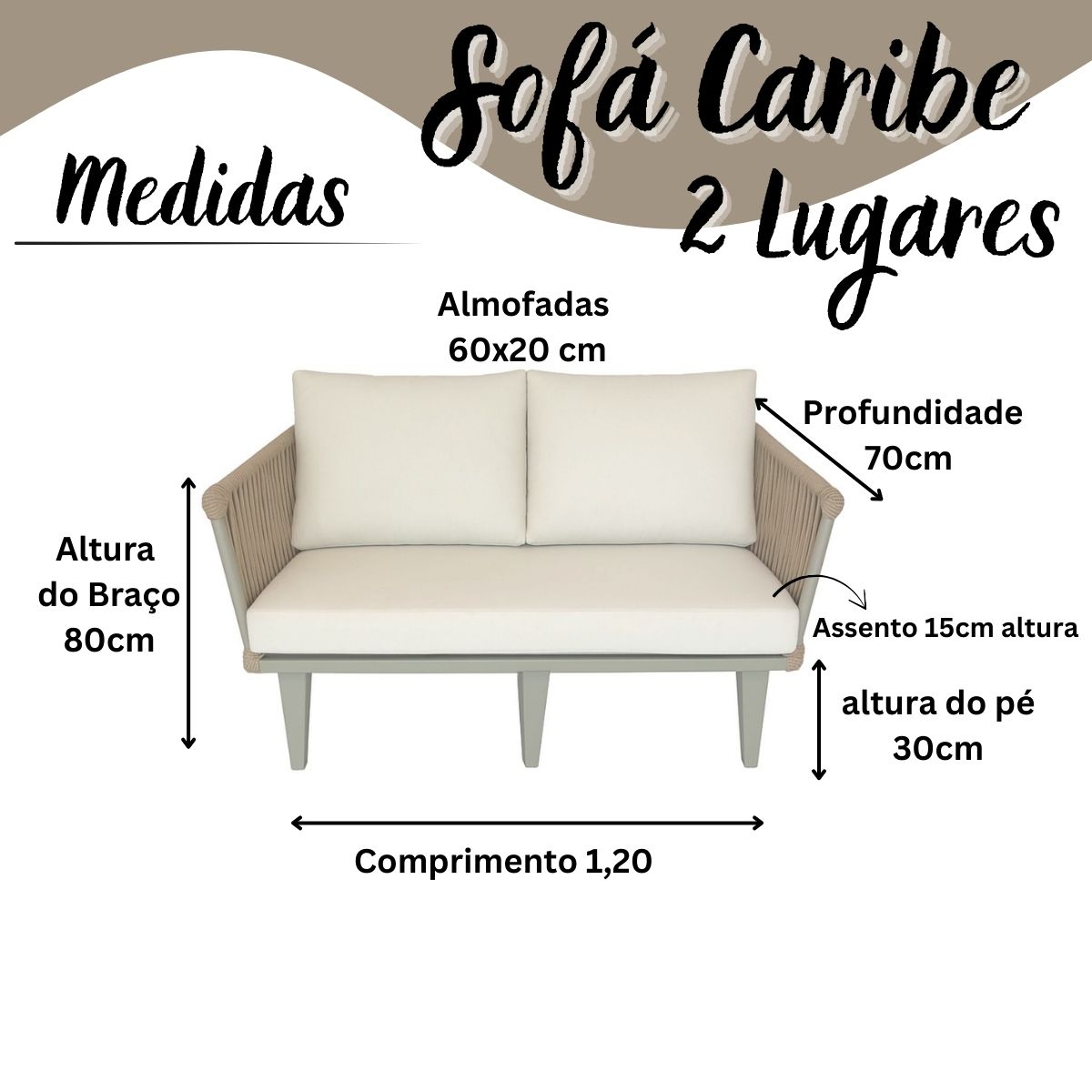 Sofá Caribe S/ Estofado — foto 9